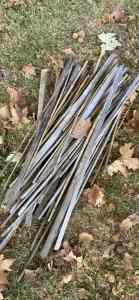 Free garden canes and hardwood stakes
