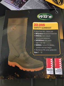 Oliver safety Gumboots 22-205. Steel Toe Cap Safety. Brand New!