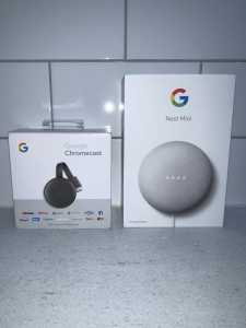 Google Chromecast & Google Nest Mini 2nd Generation