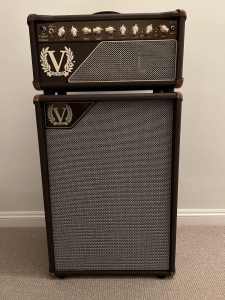 Victory VC35 The Copper Deluxe Head and V212VB Gold Cabinet