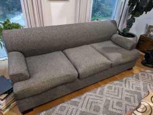 Blue/Grey Couch for sale