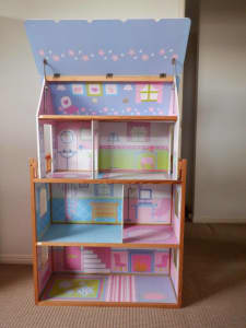 Children's Colourful 4-Tiered Doll House