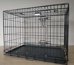 48in X-Large Collapsible Metal Pet Dog Puppy Cage Crate * ED625