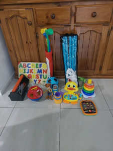 Assorted kids toys 