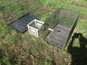 FOLDING ANIMAL CAGES