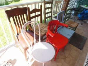 Set of 8 Eclectic Dining Chairs. Great Condition. Croydon Park
