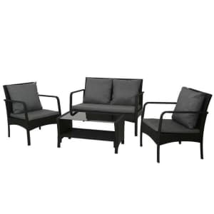 Gardeon Outdoor Furniture Lounge Table Chairs