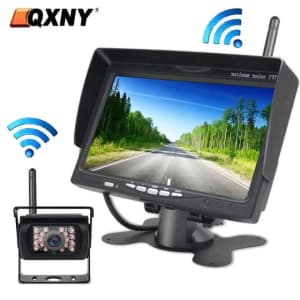 Wireless Night Vision Rear View Camera - 7In Car Monitor