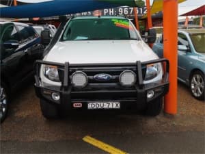2013 Ford Ranger PX Wildtrak Double Cab White 6 Speed Sports Automatic Utility