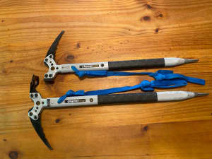 Mountaineering Gear - Pair of Charlet Moser Pulsar Ice Axes