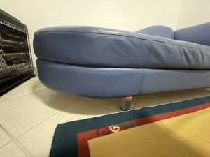 Custom Made Leather Lounge 3 seater