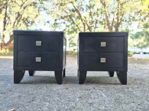 2x solid bedsides $30 each