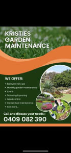 Garden maintenance services 