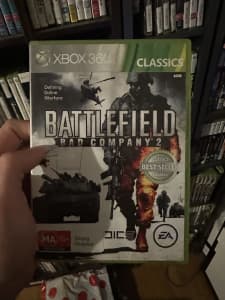 Xbox 360 Battlefield bad company 1 and 2