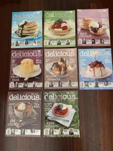 8 early issues of ABC Delicious magazine