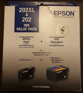 Original EPSON Ink Cartridge 202XL & 202 Value Pack