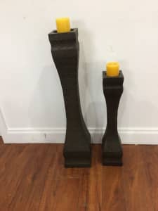 Pair candle stands