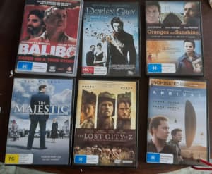 6 different movies on dvd