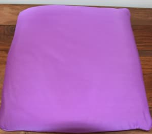 Purple Cushion - Squishy Bead Filling - 40cm x 40cm - EUC