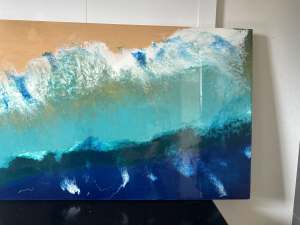 Ocean in Resin art