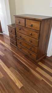 Tallboy Chest of drawers & tall Bedside Cabinet *Can Deliver 4 FREE