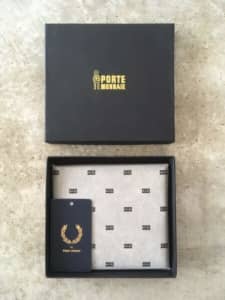 Fred Perry x Porte Monnaie - handmade wallet - NEW in box