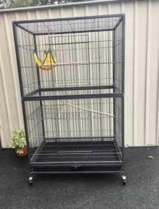 BRAND NEW Big Cat / Bird Cage with ramps,view assembled, comes flatpkd