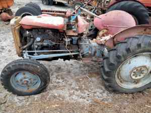 Wrecking tractors
