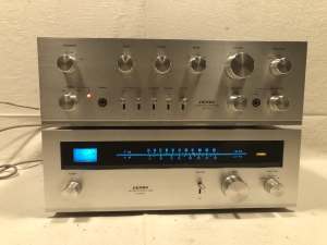 PENDING_Cool Denon SA-3520 Stereo Integrated Amplifier & ST-3500 Tuner