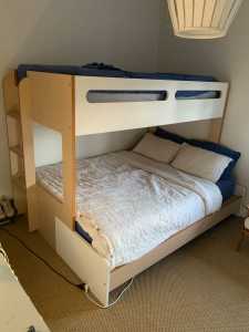 Charlie King Single/Queen Bunk Bed - Stanmore Sydney