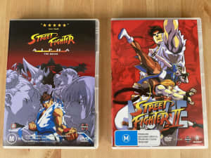 Street Fighter 2 & Street Fighter Alpha DVD Movie Set