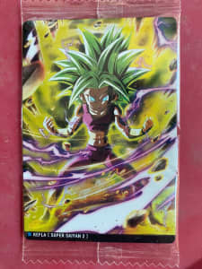 RARE Kefla Super Saiyan 2 Dragon Ball Metallic Plastic Card