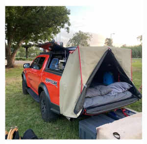 Ford Raptor& custom made tent set-up 