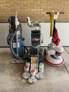 Concrete grinding/polishing equipment