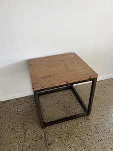 Solid side table