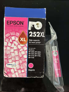 NEW - Epson 252 XL Magenta Printer Cartridge RRP$54.22