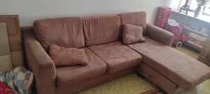 Free brown sofa