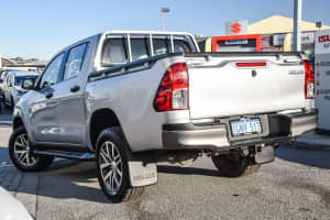 2018 Toyota Hilux GUN126R SR Double Cab Silver 6 Speed Sports Automatic Utility