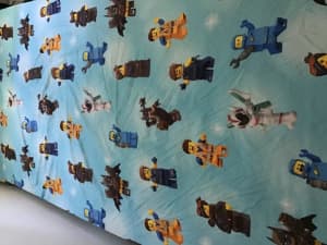 Fitted Single Sheet, Lego Print. Very good condition