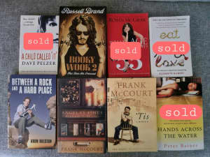 True Stories/Non-Fiction Books( $4 each or 6 for $22) Part 1