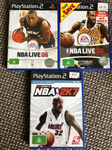 Playstation 2 NBA Games x3