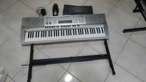 CASIO WK-200 digital keyboard workstation with 76 piano-style keys