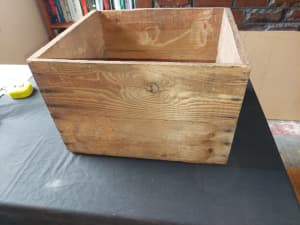 Sold At Auction: Vintage Large Wooden Crate, All, 44% OFF