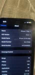 Blue iPhone 13 Pro Max 