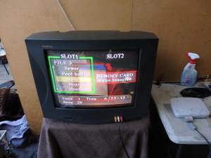 Retro 90s NEC Cromvision 51cm 21 inch CRT TV works with Duck Hunt