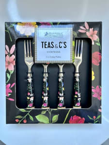 NEW Maxwell & Williams Cake Forks - Contessa - Gift box