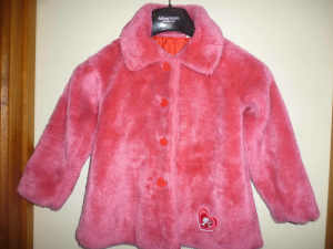 Candy-colored fur for girls size 5-6 Brand Barbie.