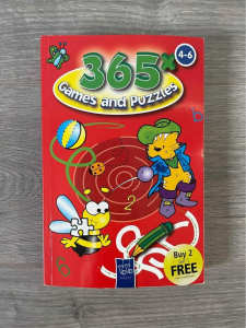 Kids games and puzzles workbook