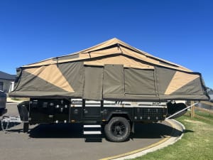 MDC Robson XTT camper trailer and tinny