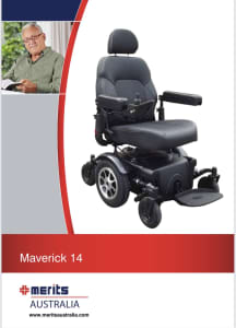 Merits Maverick 14 power wheel chair/mobility scooter
